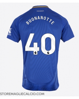 Leicester City Facundo Buonanotte #40 Maglia Gara Casa Repliche 2024-25 Maniche Corte